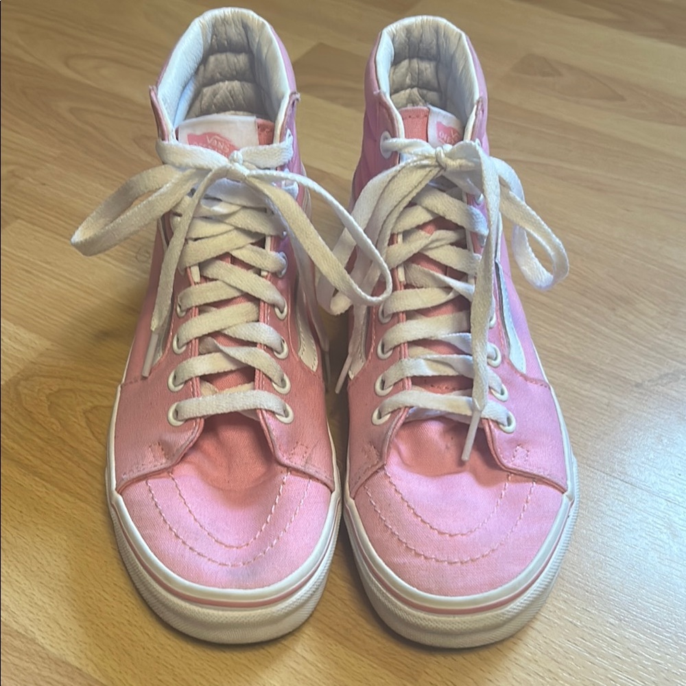 Pink Vans High Tops. Women’s 6.5 — Basically New! 🌸✨